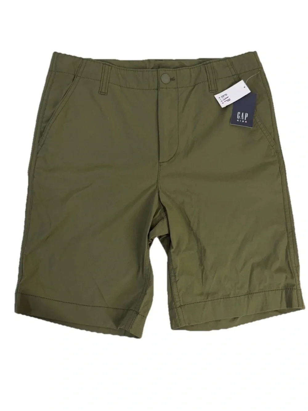Gap Kids Boys Quick Dry Shorts Green Size 18 Zipper Pockets
